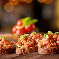 Trio di bruschette